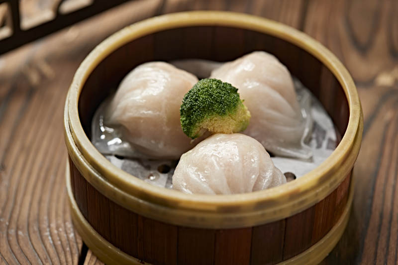 港式茶餐水晶虾饺图片