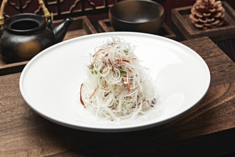 鱿鱼丝凉拌白菜丝图片