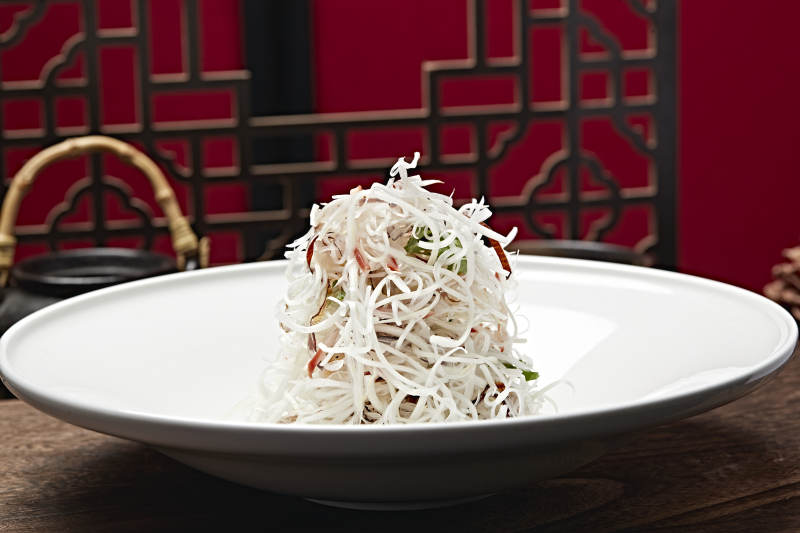 鱿鱼丝凉拌白菜丝图片