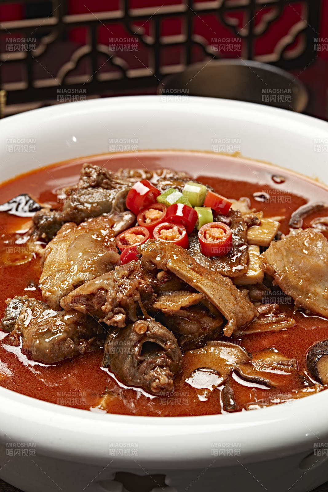 香辣红焖野生甲鱼图片