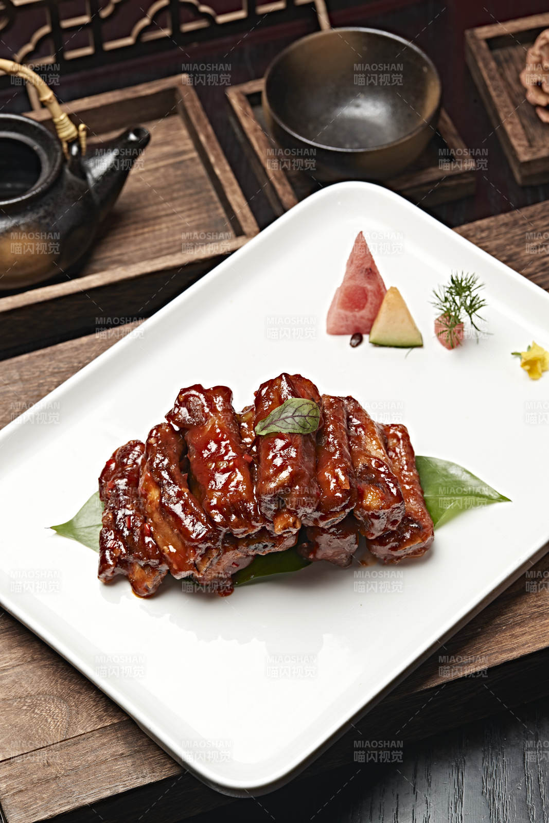 红烧糖醋肋排图片