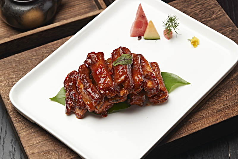红烧糖醋肋排图片