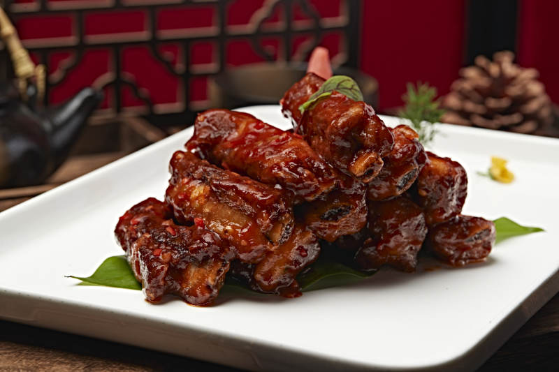 红烧糖醋肋排图片