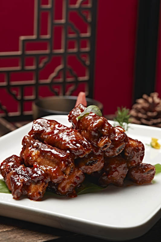红烧糖醋肋排图片