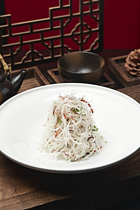 鱿鱼丝凉拌白菜丝图片