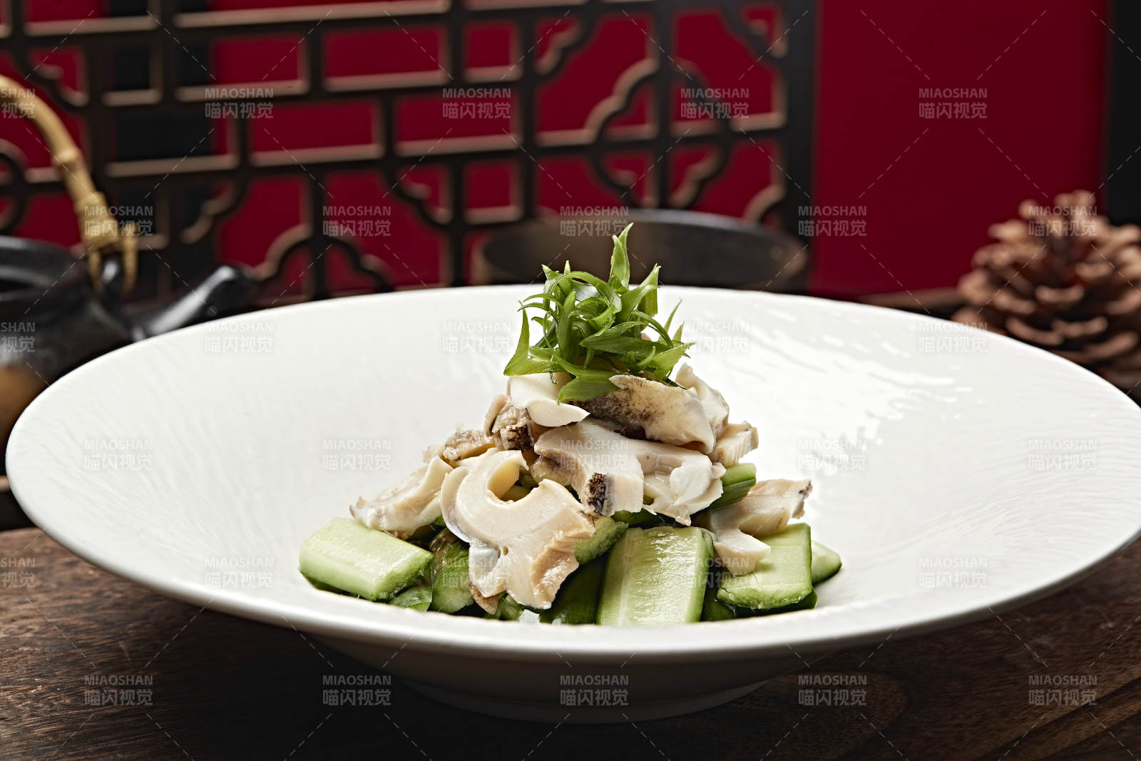 浇汁青瓜螺头图片