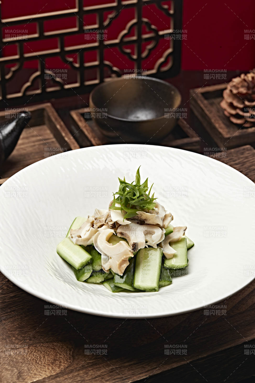 浇汁青瓜螺头图片