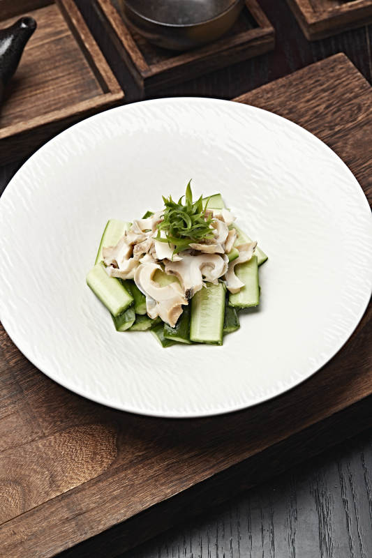 浇汁青瓜螺头图片