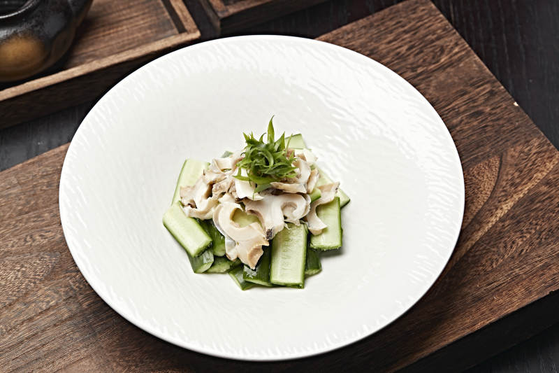 浇汁青瓜螺头图片