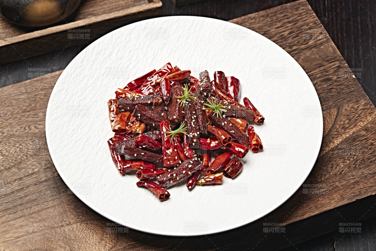 辣炒内蒙古风干牛肉干图片