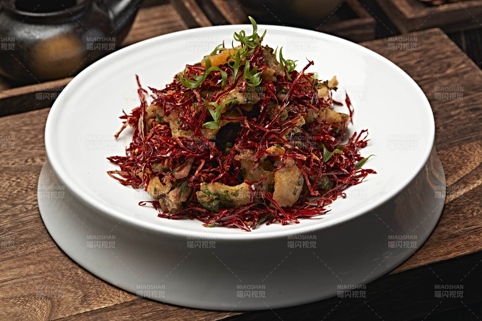 辣椒丝炒过油五花肉片图片