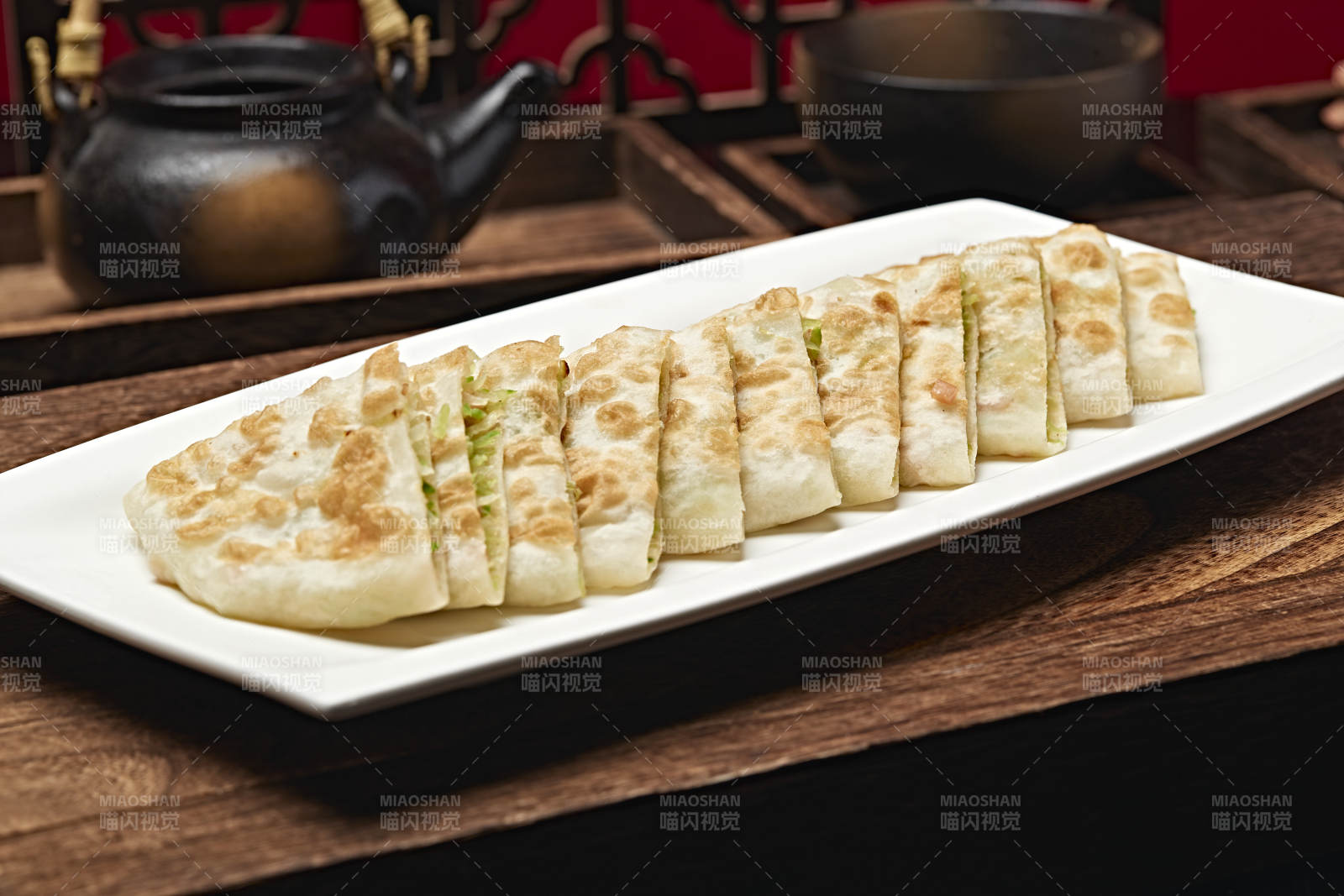 西葫芦香葱馅烙饼图片