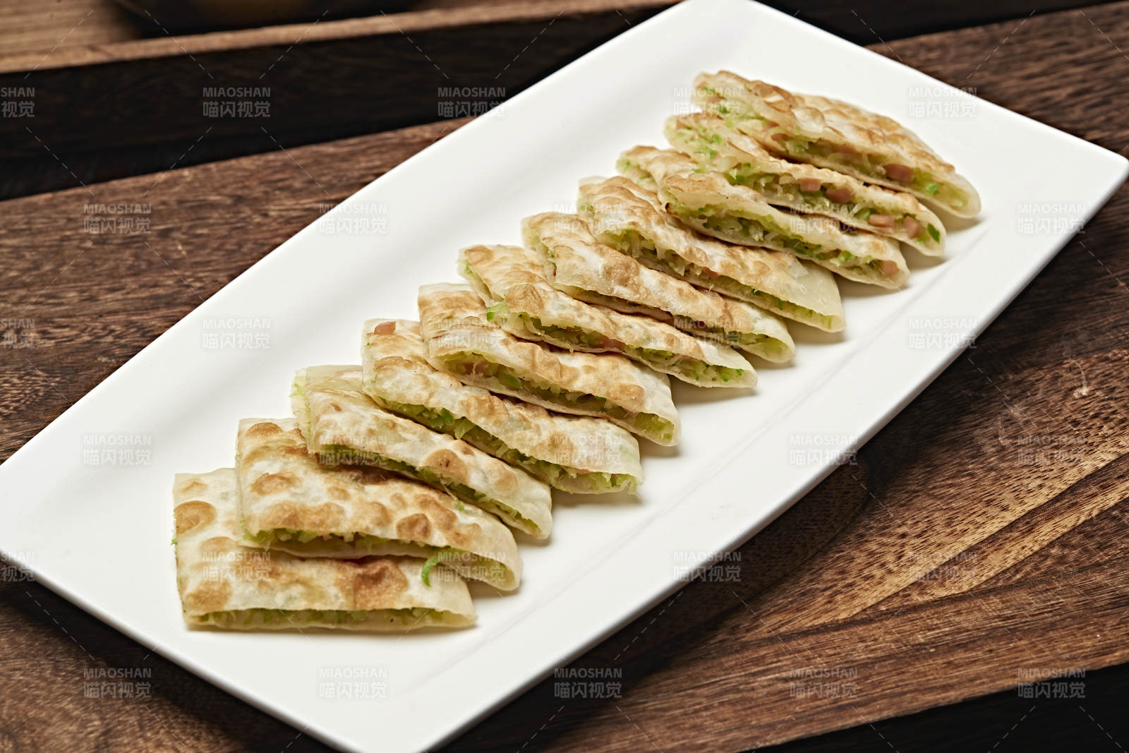 西葫芦香葱馅烙饼图片