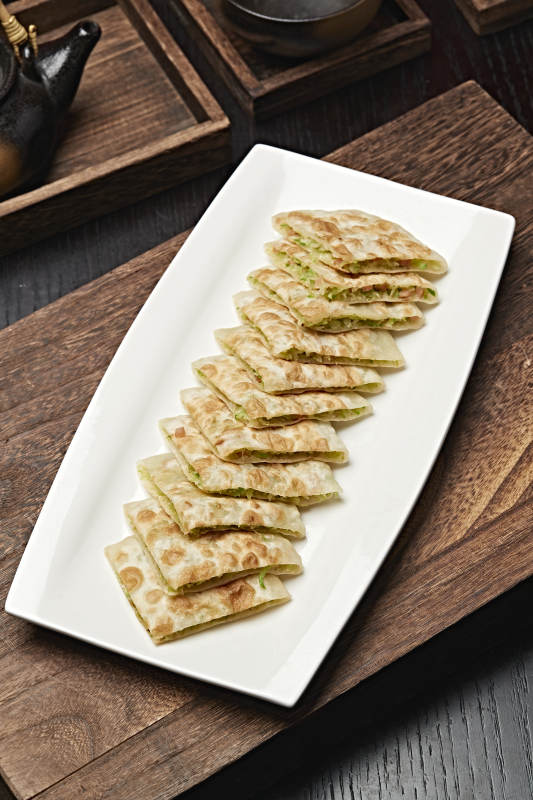 西葫芦香葱馅烙饼图片