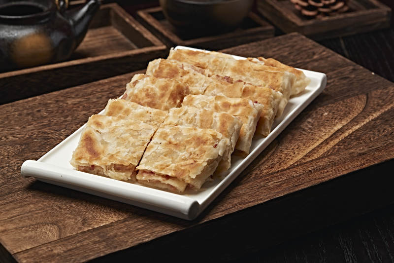 香河双层脆皮牛肉烙饼图片