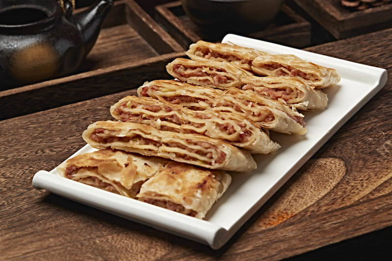 香河双层脆皮牛肉烙饼图片