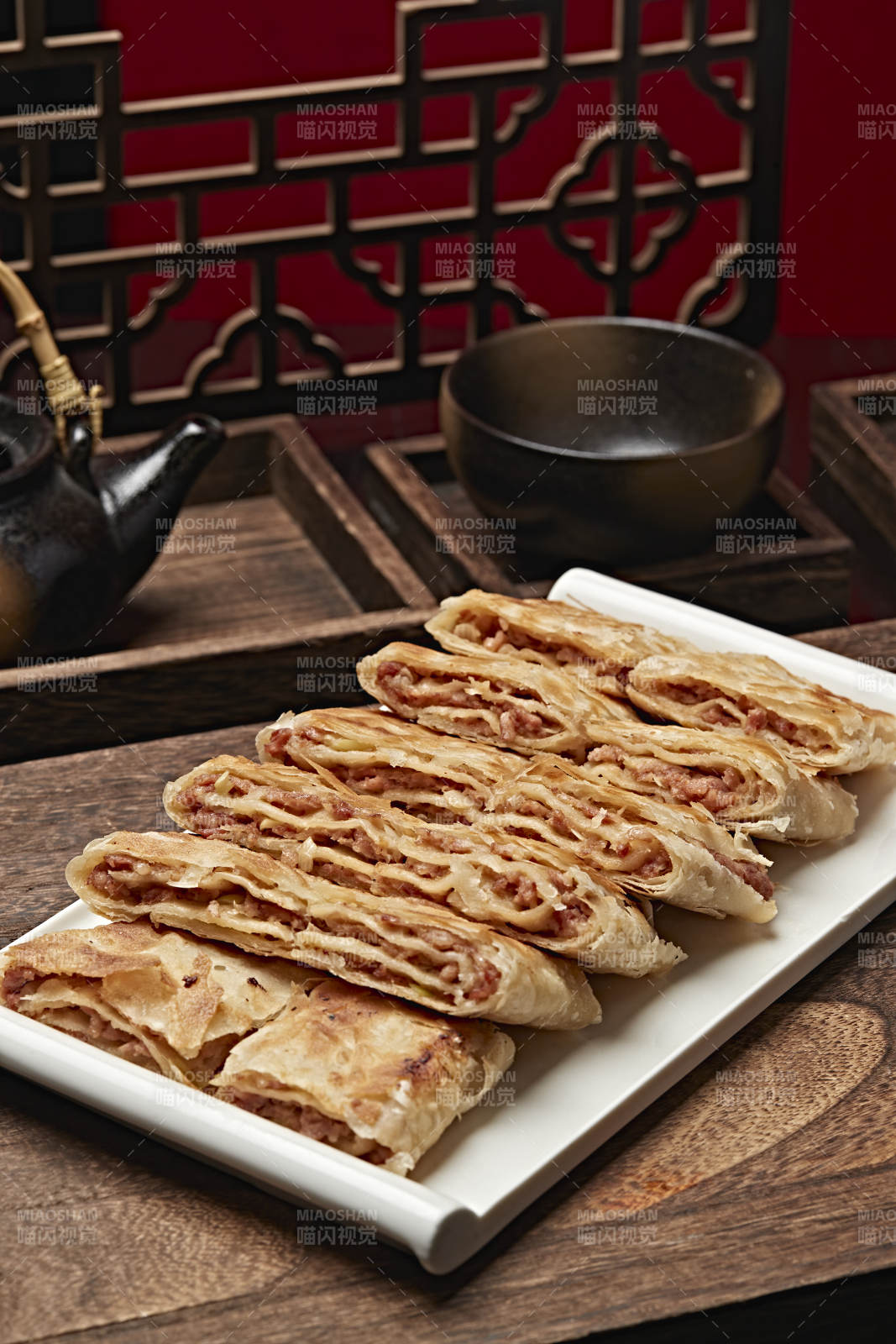 香河双层脆皮牛肉烙饼图片