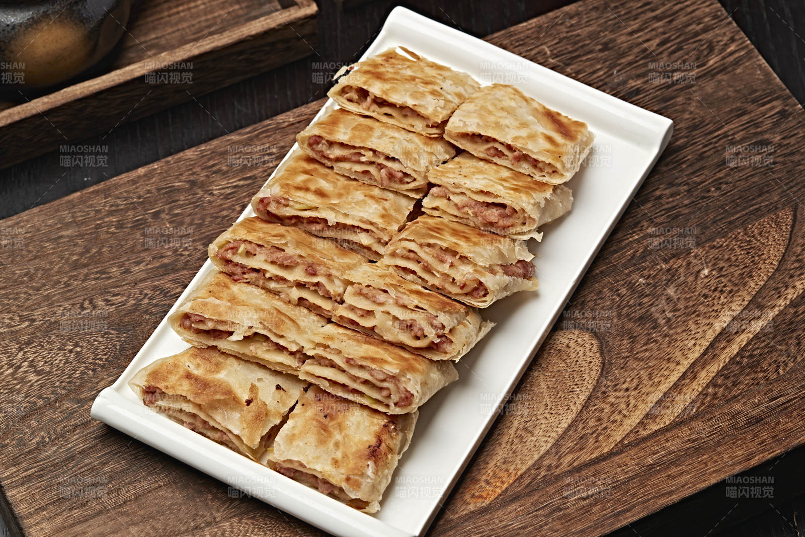 香河双层脆皮牛肉烙饼图片