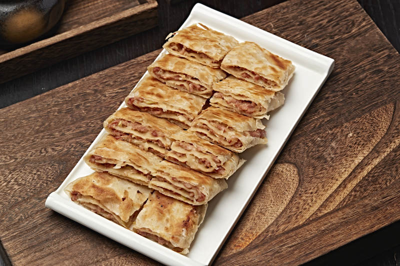香河双层脆皮牛肉烙饼图片