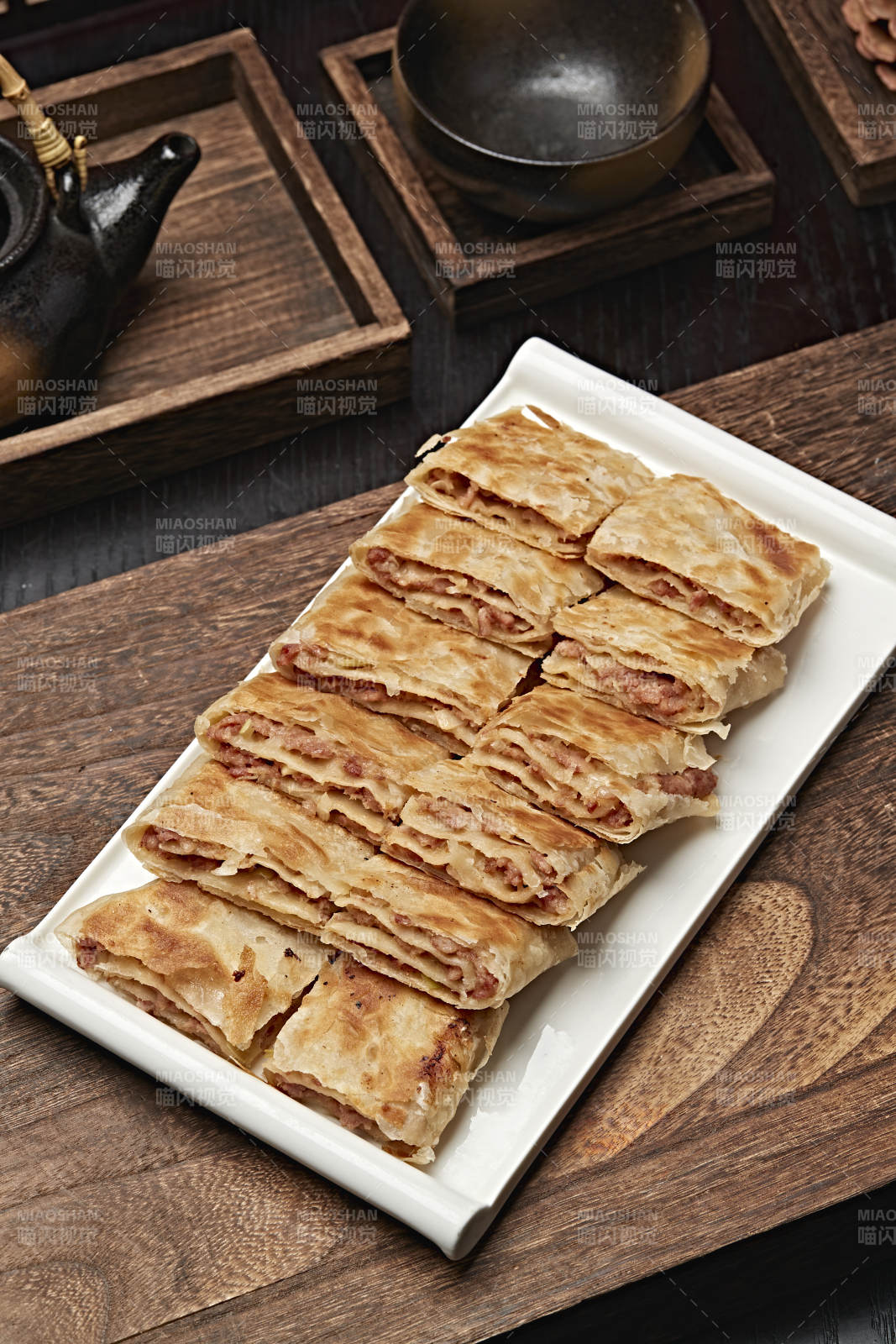 香河双层脆皮牛肉烙饼图片