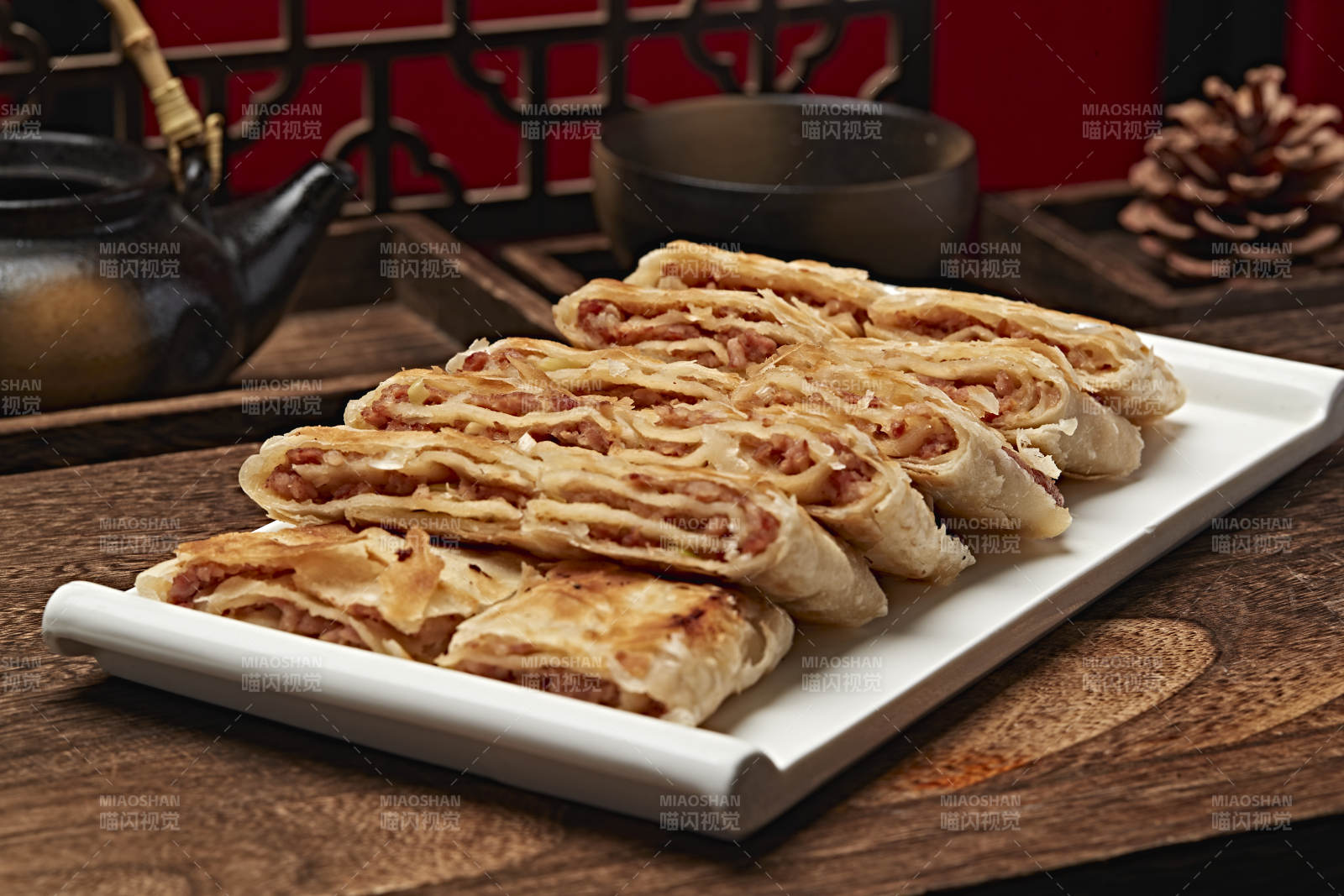 香河双层脆皮牛肉烙饼图片