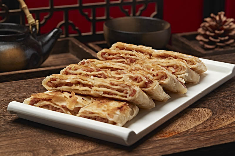 香河双层脆皮牛肉烙饼图片