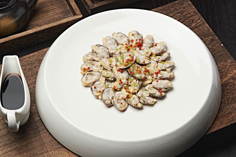辣椒蒜蓉蒸花蛤图片