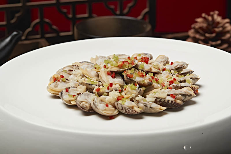 辣椒蒜蓉蒸花蛤图片