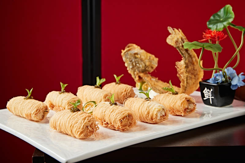 松露金丝大虾卷图片