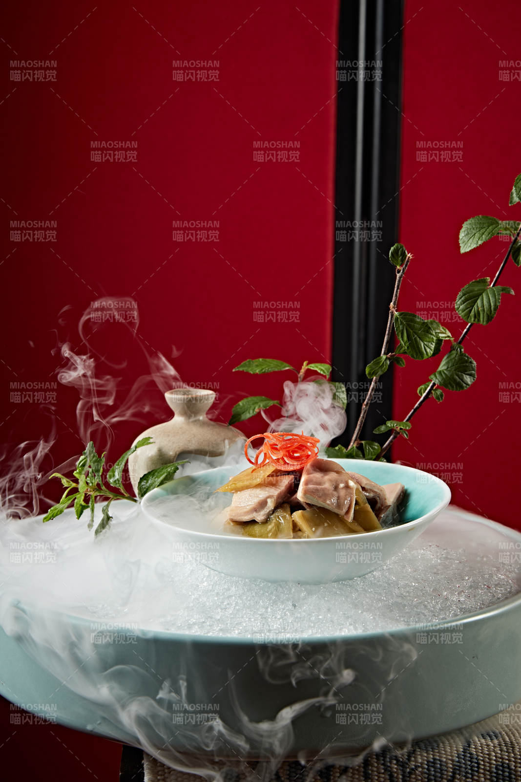 腌酸雪菜配猪肚片图片