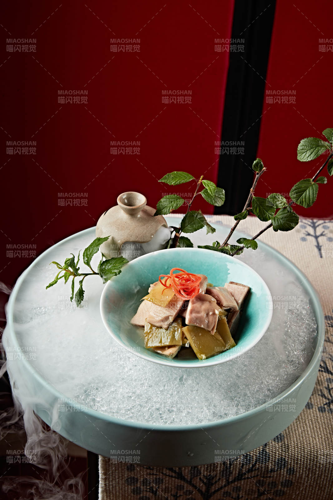 腌酸雪菜配猪肚片图片