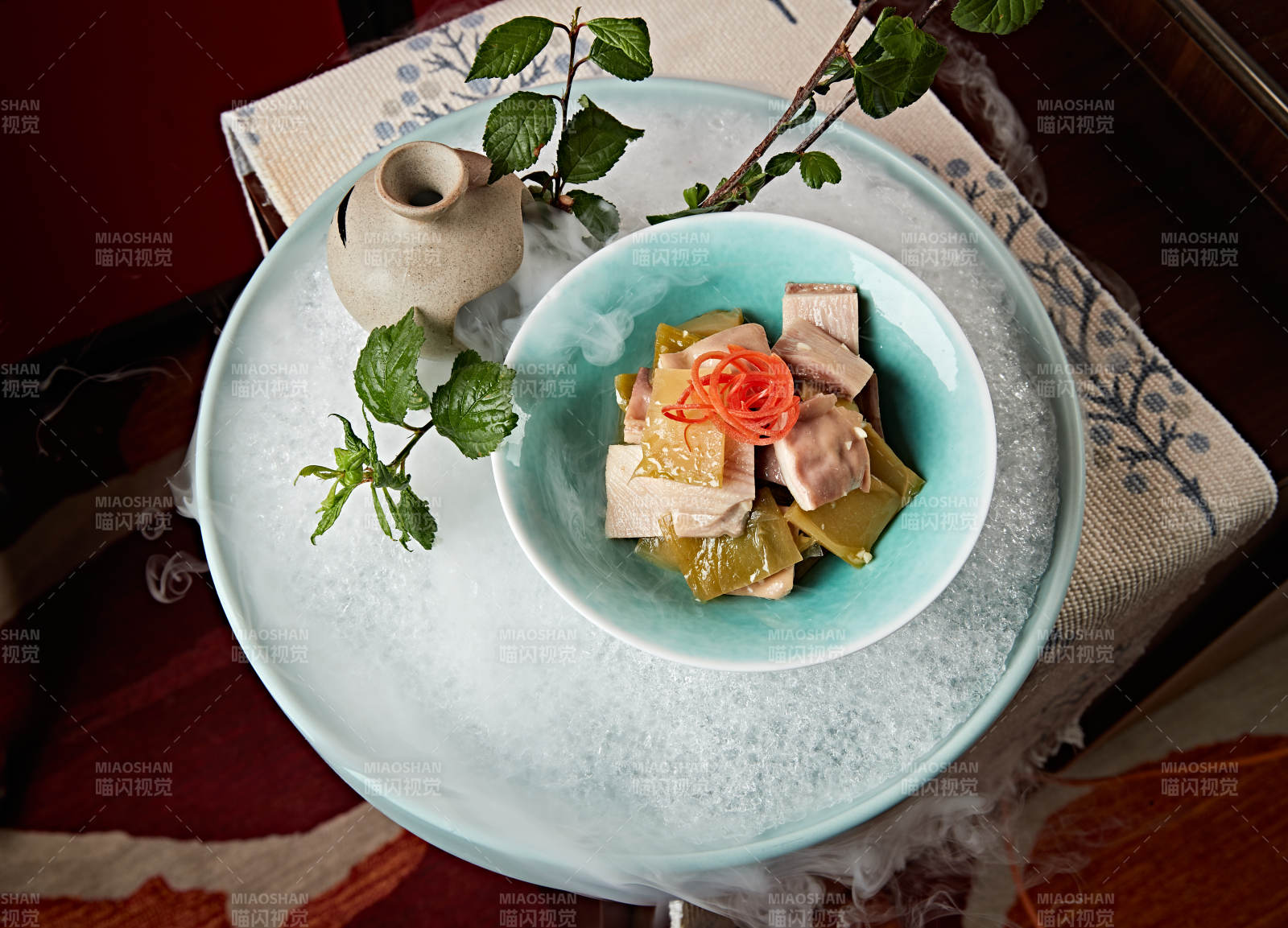 腌酸雪菜配猪肚片图片