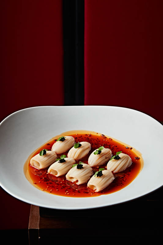 红油香辣小墨鱼身图片