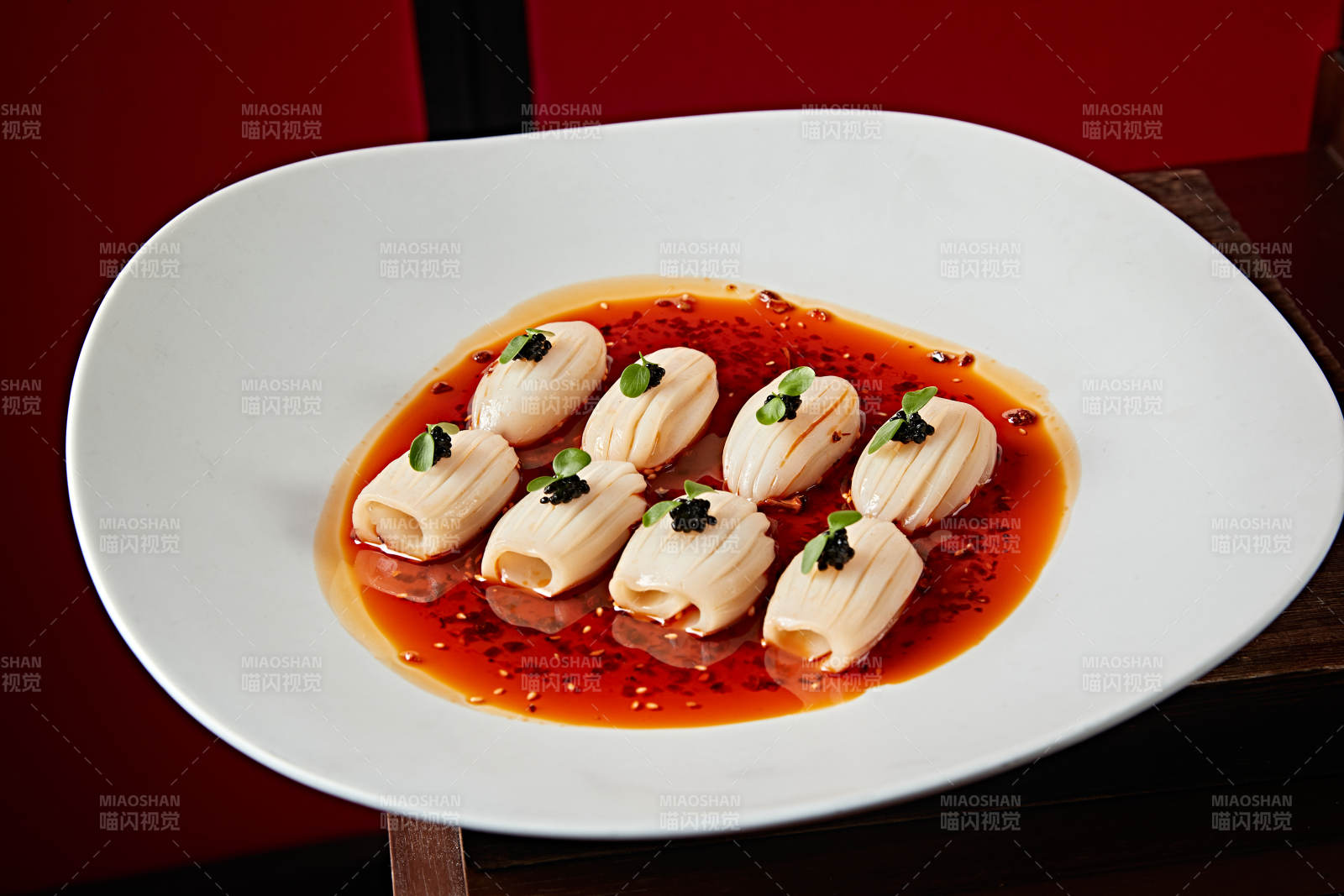 红油香辣小墨鱼身图片