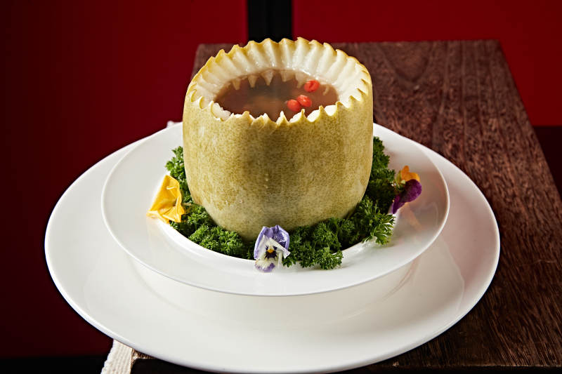 乌鸡花胶冬瓜盅图片