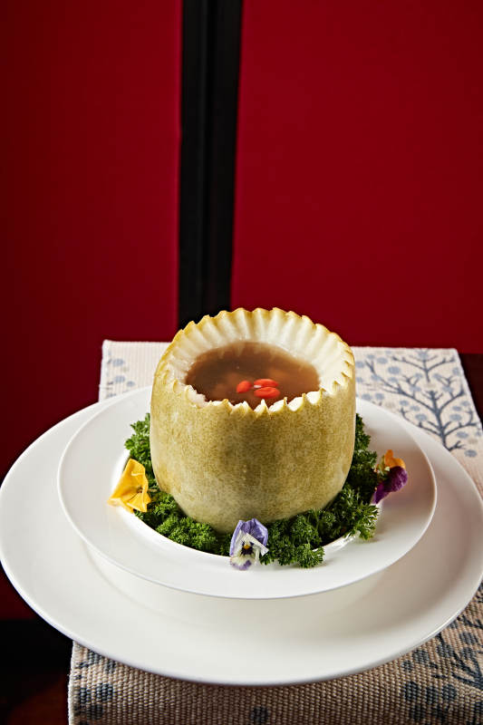 乌鸡花胶冬瓜盅图片