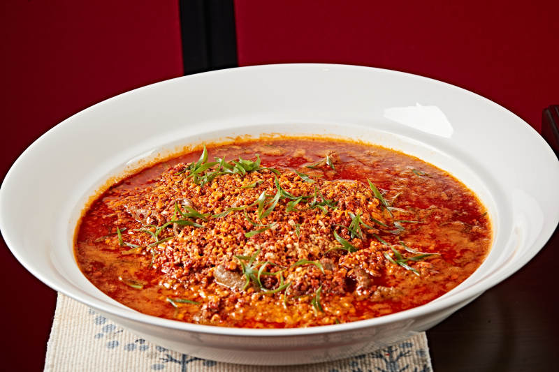 红油香辣水煮牛肉图片