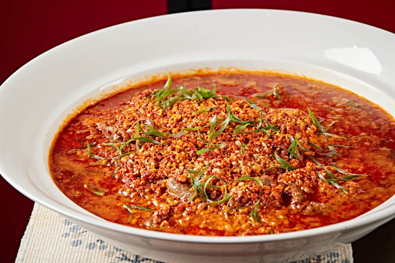 红油香辣水煮牛肉图片