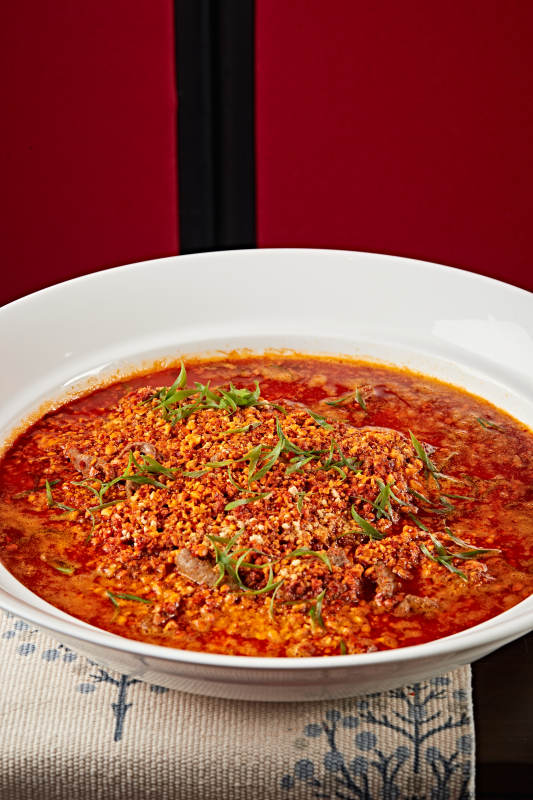 红油香辣水煮牛肉图片