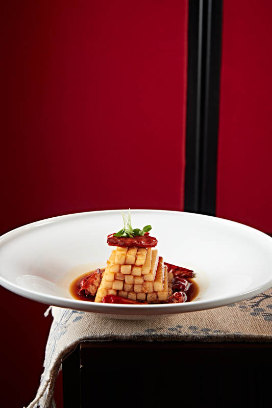 浇汁甜辣凉薯条豆薯图片