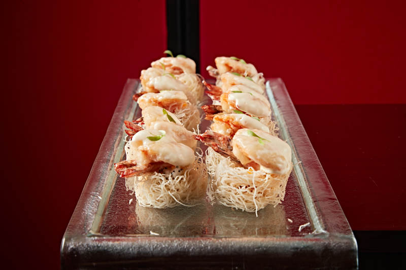 金丝起司大虾球图片