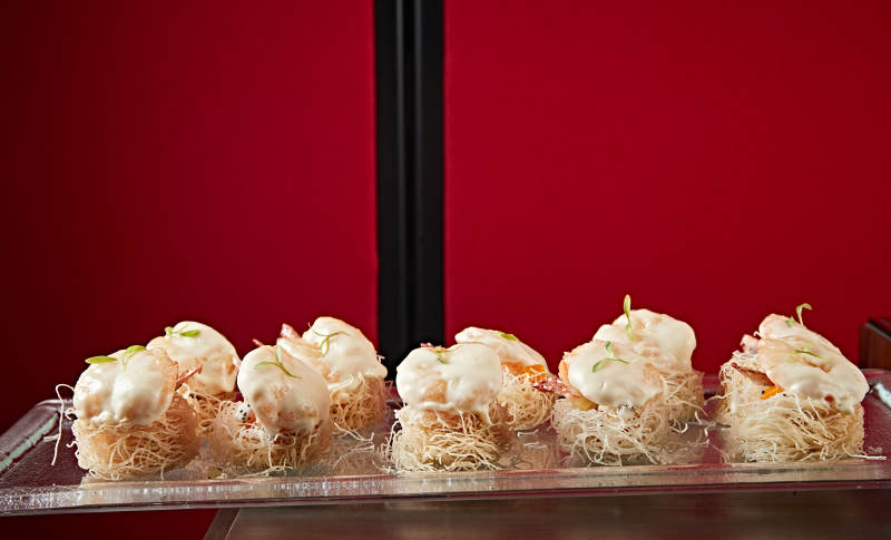 金丝起司大虾球图片