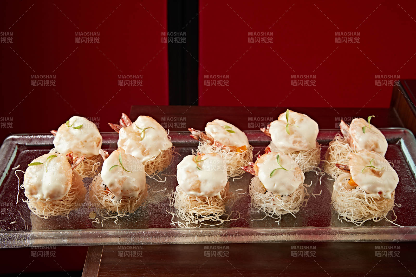 金丝起司大虾球图片