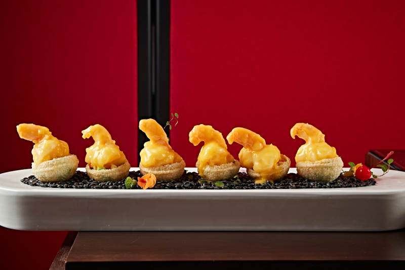 金盏起司大虾球图片