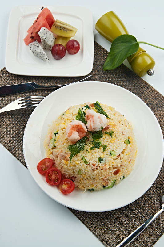 火腿虾仁蛋炒饭图片