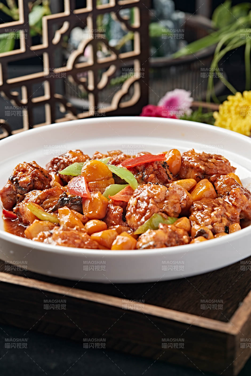 蒜子板栗烧黄鳝图片