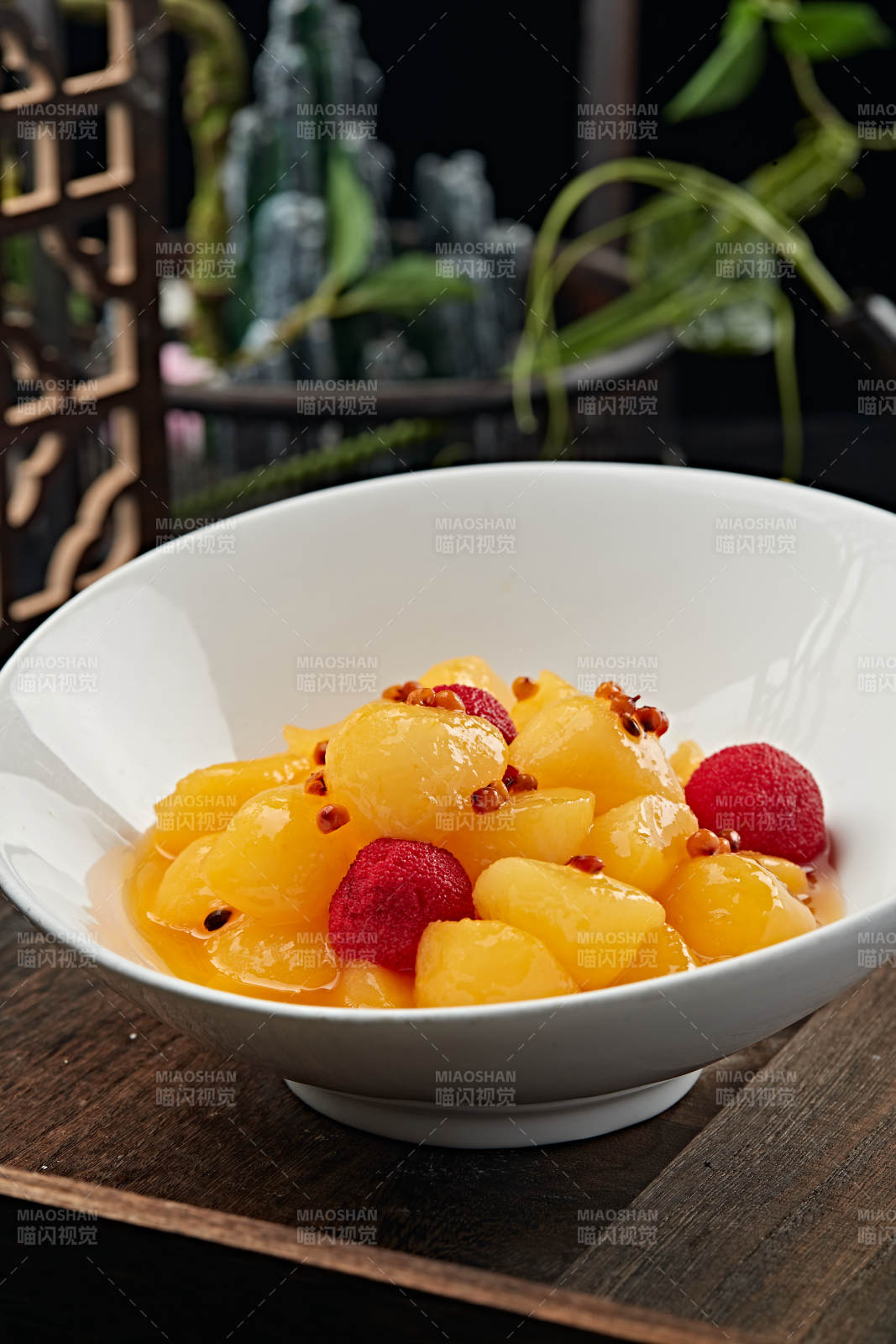 蜂蜜沙棘雪梨杨梅果图片