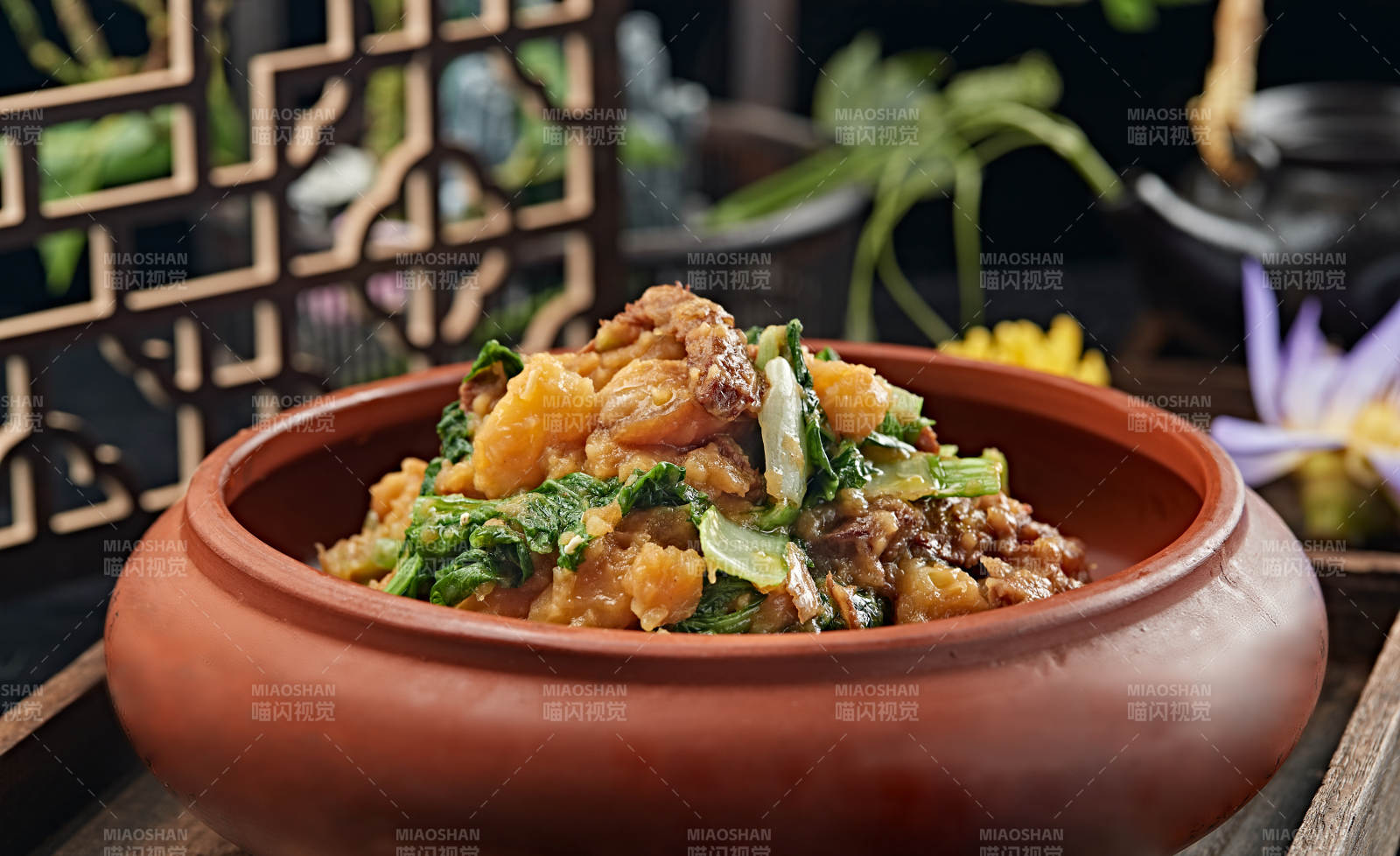 五花肉土豆炖小白菜图片