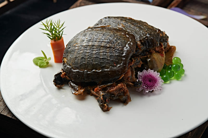 卤味手撕小鳖手撕甲鱼图片