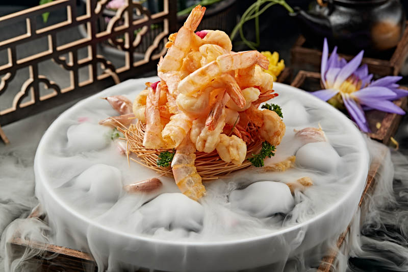 干炸香酥深海大虾图片